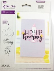 103 Papercraft die "Hip Hip hooray"