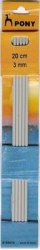 C. Strumpstickor 20cm 3mm