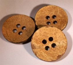 kokosknapp 47mm