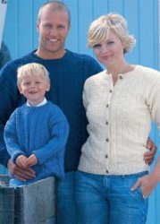 Pullover och kofta till familjen i Carolina
